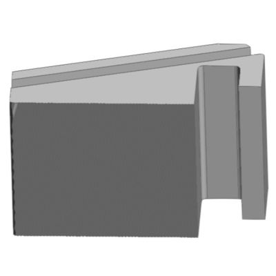 صلب طحن CNC Pinza 005 E1 مع طريقة معالجة CNC و 88.0x56.0x39.0 مم