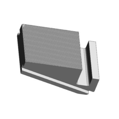 صلب طحن CNC Pinza 005 E1 مع طريقة معالجة CNC و 88.0x56.0x39.0 مم